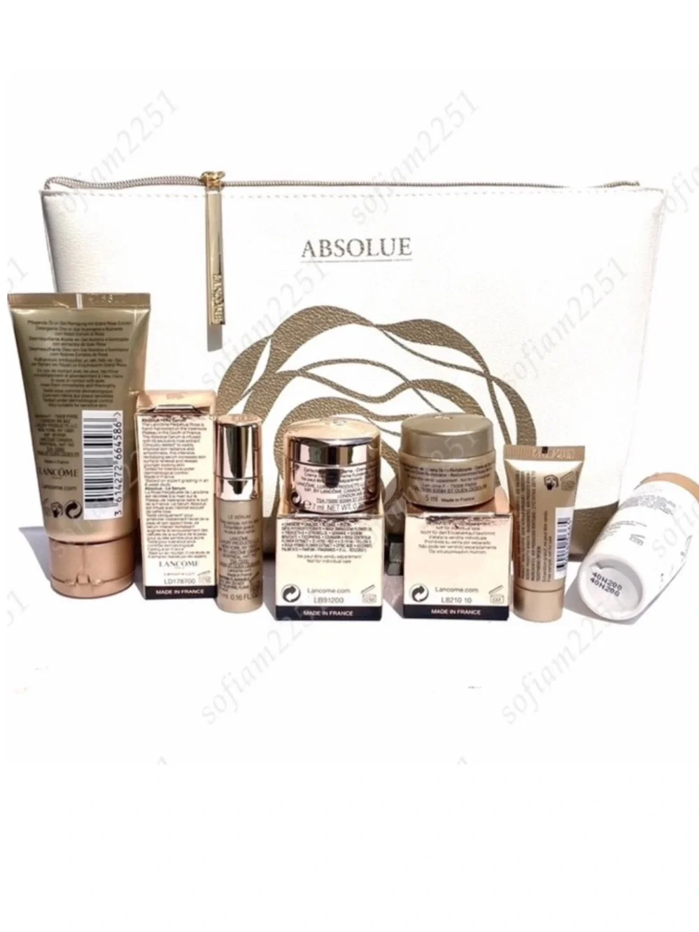 💖NEW💖Lancôme Absolue Revitalizing & Brightening with Grand Rose Extracts 7Pc Set